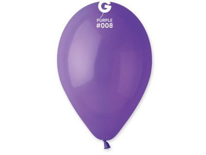Kulatý latexový balónek 30cm Fialová #008