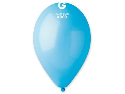 Kulatý latexový balónek 30cm Světle modrá #009
