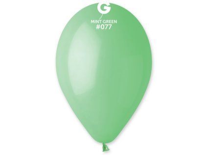 Kulatý latexový balónek 30cm Mátová zelená #077