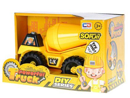 Auto Míchačka 18 cm volný chod šroubovací s doplňky