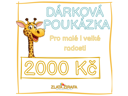 Dárková poukázka - 2000Kč