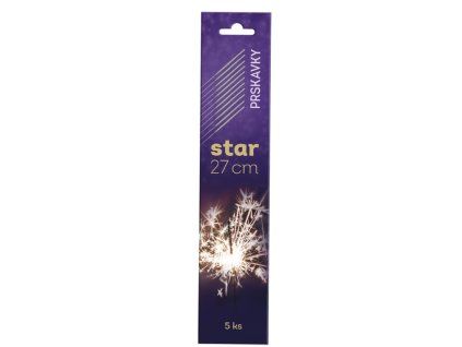Prskavky STAR - 27 cm/5ks