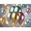 Chromové latexové balónky 33cm Shiny Mix 50ks #080