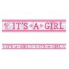 Girlanda Banner Baby Shower "It's a Girl", 12,7 cm x 7,6m