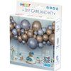 Balónková girlanda SHINY zlatá a stříbrná