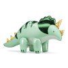Fóliový balónek stojící - Triceratops dinosaurus - zelený -  101 × 61 cm