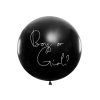 Latexový balón s konfetami 100cm Modré konfety Boy or Girl?