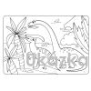 Omalovánkové překreslovánky - Jak se kreslí dinosauři