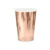 Kelímky papírové Rosegold 220 ml, 6ks