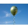 Chromový latexový balónek 33 cm - Shiny Kiwi zelený #105