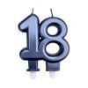 Svíčka na dort "18" pět druhů barev 1ks