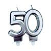 Svíčka na dort "50" pět druhů barev 1ks