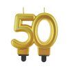 Svíčka na dort "50" pět druhů barev 1ks