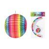 Lampion koule proužky 25 cm