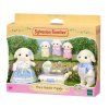 Sylvanian Families - Rodina Flora králíci s trojčaty #5735