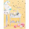 Balónek fóliový Jednorožec spící miminko 70 x 75 cm