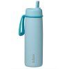 B.box Nerezová termolahev s brčkem  690ml - Lagoon