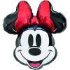 foliovy balonek minnie s cervenou masli 62 x 67 cm