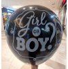 Latexový balón Boy or Girl? s konfetami - 80 cm