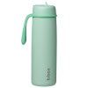 B.box Nerezová termolahev s brčkem 690 ml - spearmint