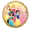Fóliový balónek kulatý 43 cm Disney princezny
