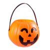 Halloweenský kotlík - Dýně s uchem a se světlem