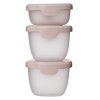 B. box Sada krabiček Snack tubs 3ks - růžové