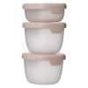 B. box Sada krabiček Snack tubs 3ks - růžové
