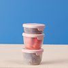 B. box Sada krabiček Snack tubs 3ks - růžové