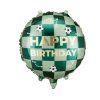 Fóliový balónek kulatý Happy Birthday Fotbal 35 cm