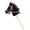 Hobby horse Baron, černý kůň na tyči se zvuky