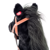 Hobby horse Baron, černý kůň na tyči se zvuky