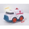 Auto Ambulance na baterie se světlem a zvukem 18m+