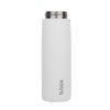 B.box Nerezová termolahev s brčkem 690 ml - white out