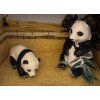 Panda sedící  s mládětem - ZooLandia