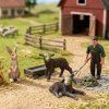 Farmář, dvě jehňata a doplňky - ZooLandia