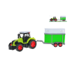 Traktor na setrvačník s přepravníkem na koně