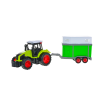 Traktor na setrvačník s přepravníkem na koně