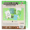 Minecraft Kniha se šablonami, samolepkami, fixami a doplňky