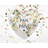 Fóliový balónek srdce 43 cm PAN & PANÍ