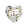 Fóliový balónek srdce 43 cm PAN & PANÍ