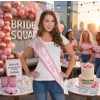 Šerpa Deluxe Bride to Be růžová s krajkou