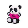 Plyšová panda s barevným tričkem a jménem 17 cm