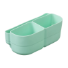B. box Silikonový organizér do středního svačinového boxu - zelený