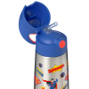 B.box Termoska na pití s brčkem 350 ml - Superman