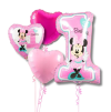 Fóliový balónek 71 cm 1st Birthday Minnie růžový
