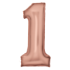 86 cm fóliový balónek číslice 1 - barevné varianty