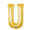 Fóliový balónek 83 cm písmeno U, dvě barvy