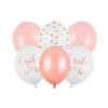 Kulaté latexové balónky 30 cm set Bride To Be, 6 ks
