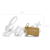 Dekorace - dřevěný nápis - Sweet bar - 37 x 10 cm